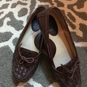 Frye Reagan Weave Driving Loafers - 7